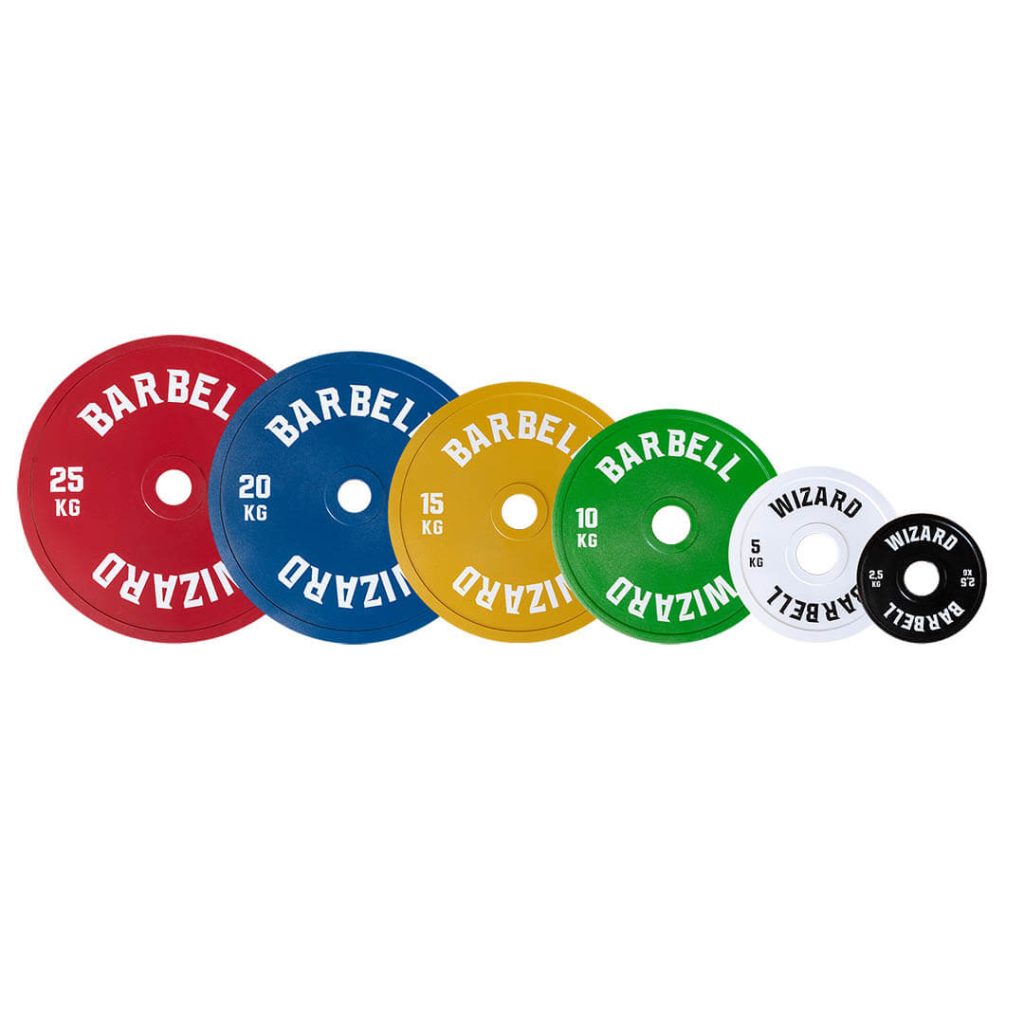 Discos calibrados de powerlifting